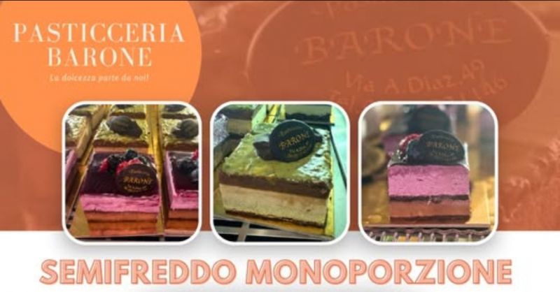 Semifreddo monoporzione in pasticceria artigianale a Colle di Val D Elsa