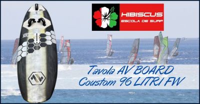 occasione tavola usata av board coustom 96 litri fw offerte tavole da windsurf grosseto