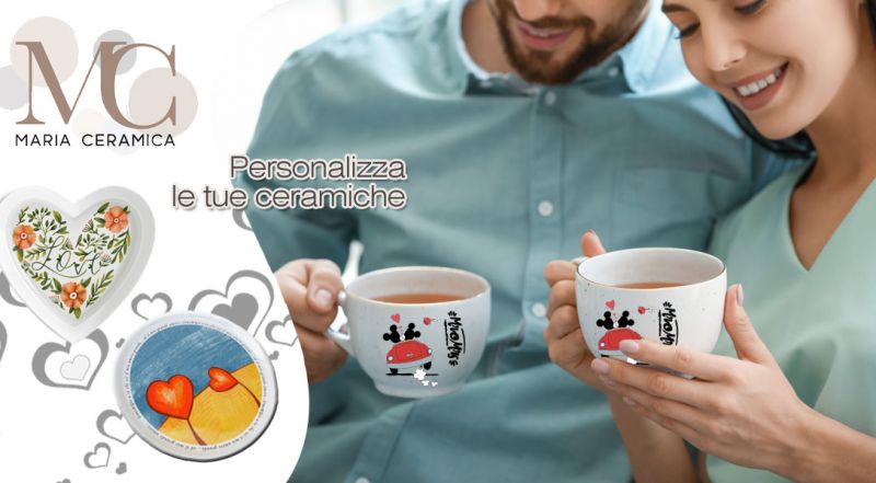  Offerta tazze in ceramica per san valentino napoli - promozione ceramica personalizzata per san valentino napoli