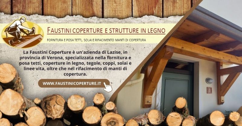 realizzazione tettoie in legno Castelnuovo del Garda