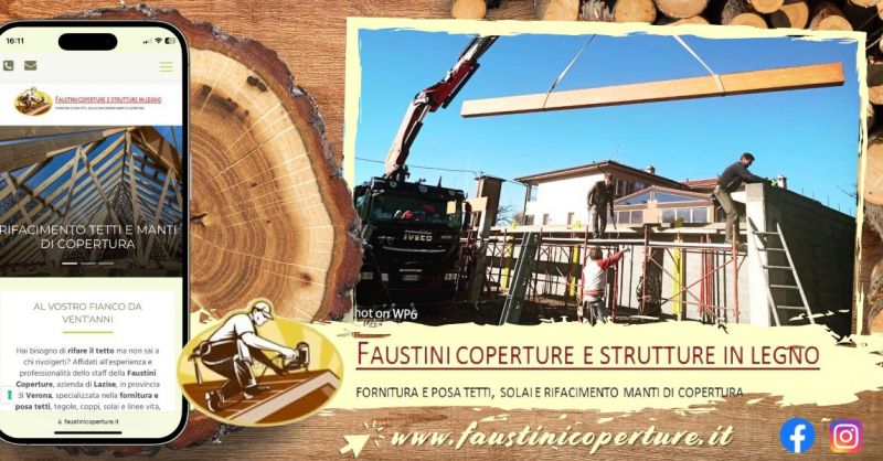 Rifacimento coperture in legno Lazise