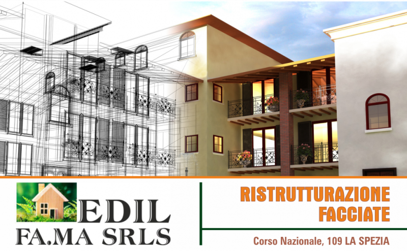 offerta lavori di ristrutturazione facciate - occasione impresa edile restauro edifici antichi la spezia