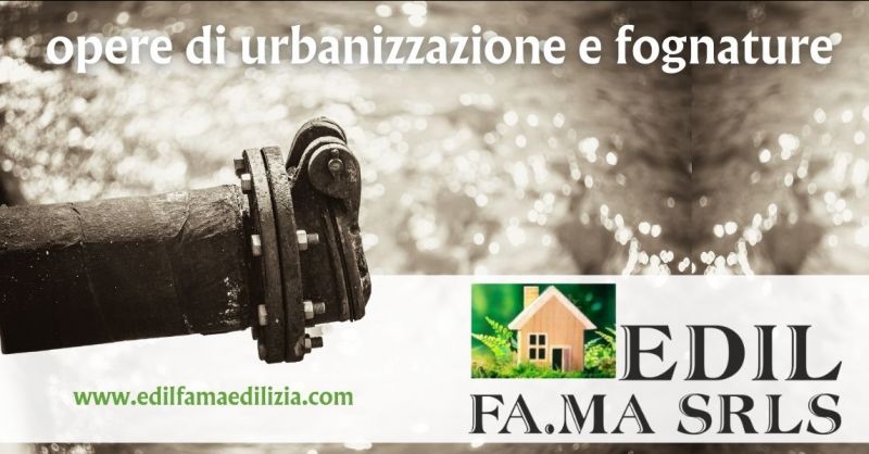 offerta azienda leader nelle opere di urbanizzazione e fognature