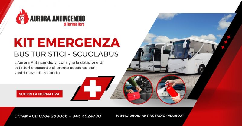 offerta kit emergenza veicoli aziendali - promozione estintore cassetta pronto soccorso