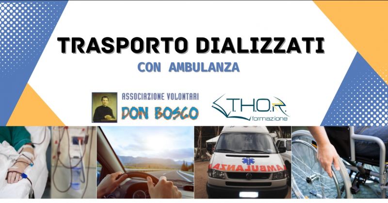 Trasporto dializzati con ambulanza