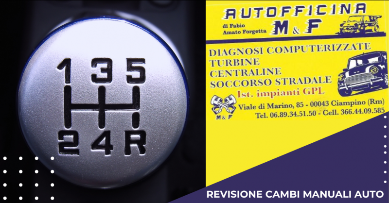 Occasione revisioni cambi manuali auto officina Ciampino