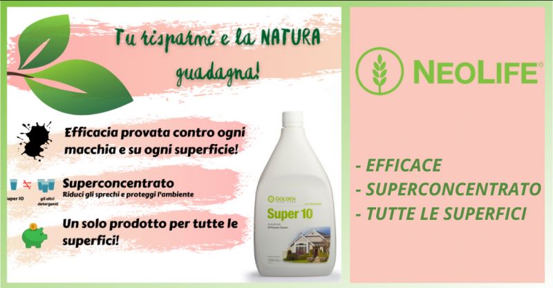 Offerta detergente super dieci Golden Products Roma - occasione detergente concentrato Roma