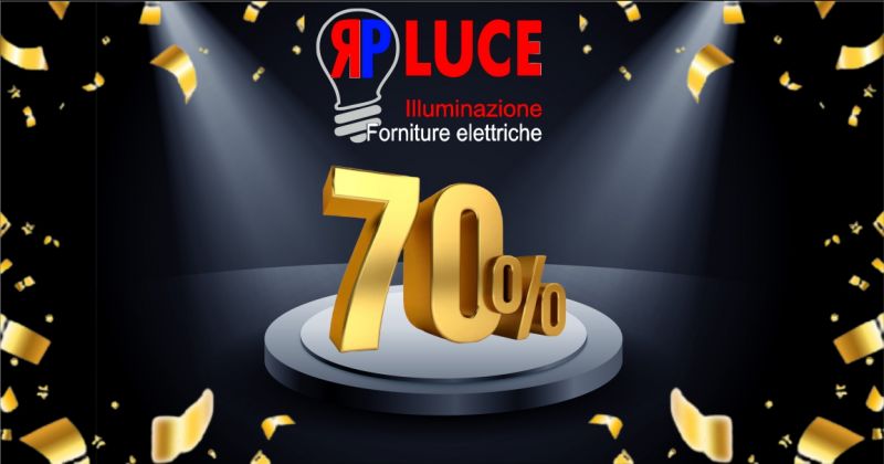  RP LUCE sconti 70% - offerta lampadari in esposizione