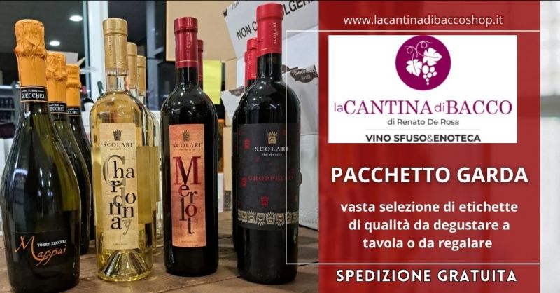 offerta selezione etichette vini Pacchetto Garda per tavola o da regalare