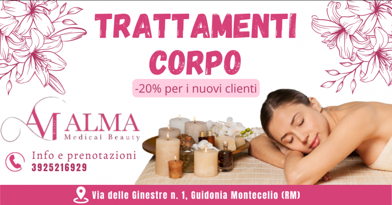 Offerta trattamento corpo Guidonia - promozione trattamento dimagrimento anticellulite Roma