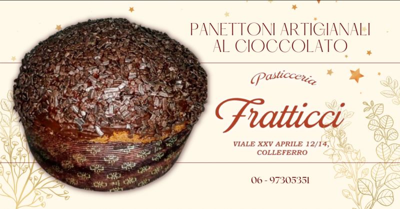 Offerta panettone al cioccolato artigianale Colleferro - occasione panettone al cioccolato Roma