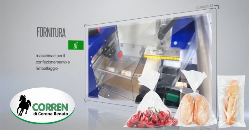  CORREN Sardegna - offerta macchinari per il confezionamento e imballaggio settore alimentare