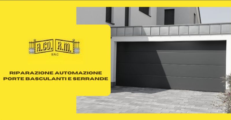 Offerta riparazione Automazione Porte basculanti Anzio - Occasione riparazione serrande Ardea