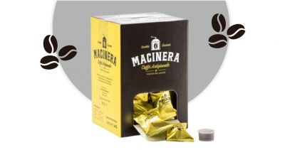  macinera caffe artigianale offerta 50 capsule compatibili espresso point miscela classica