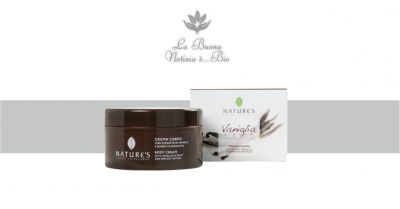 offerta vendita online crema corpo vaniglia bianca natures dermatologicamente testato