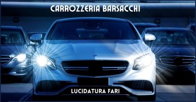  promozione servizio rispristino pulizia fari automobili pisa e livorno carrozzeria barsacchi