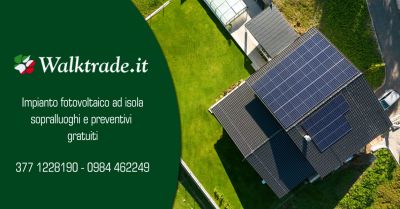  offerta impianto fotovoltaico a isola rende cosenza promozione fotovoltaico per casa senza permessi rende cosenza