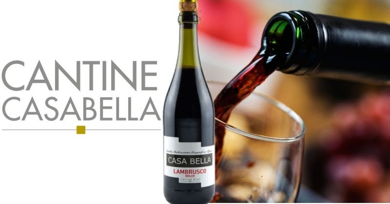 LE CANTINE CASABELLA - Offerta vendita Vino frizzante italiano Emilia IGT dolce Lambrusco rosso