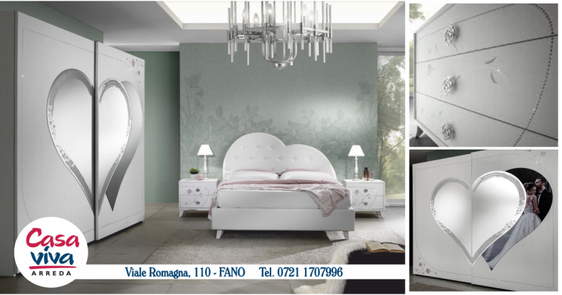 offerta vendita camere da letto contemporanee - occasione camere da letto stile romantico fano
