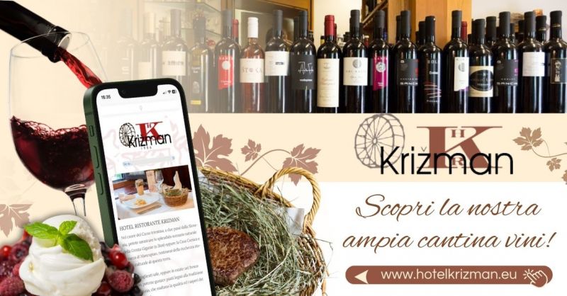Ristorante con ampia selezione cantina vini