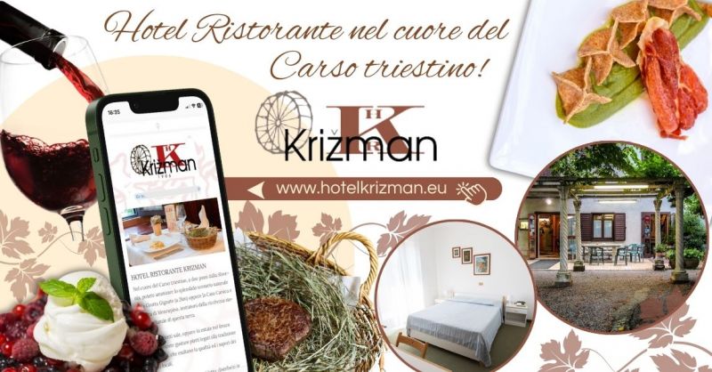 Il migliore hotel ristorante dove pernottare nel Carso triestino