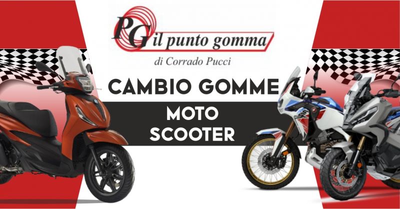offerta gommista specializzato moto e scooter - promozione cambio gomme