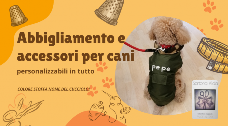 Occasione sartoria su misura per cani a Novara Borgomanero – occasione abbigliamento per cani su misura a Novara