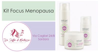un soffio di bellezza di giuliana corrias offerta kit focus menopausa di unique estetica funzionale