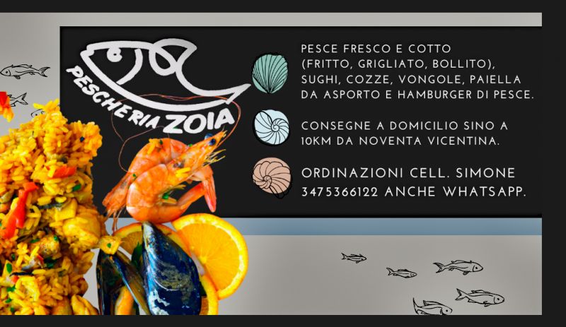 Offerta vendita Paella pronta consegna Noventa Vicentina - Occasione Paella fresca con consegna a domicilio Vicenza