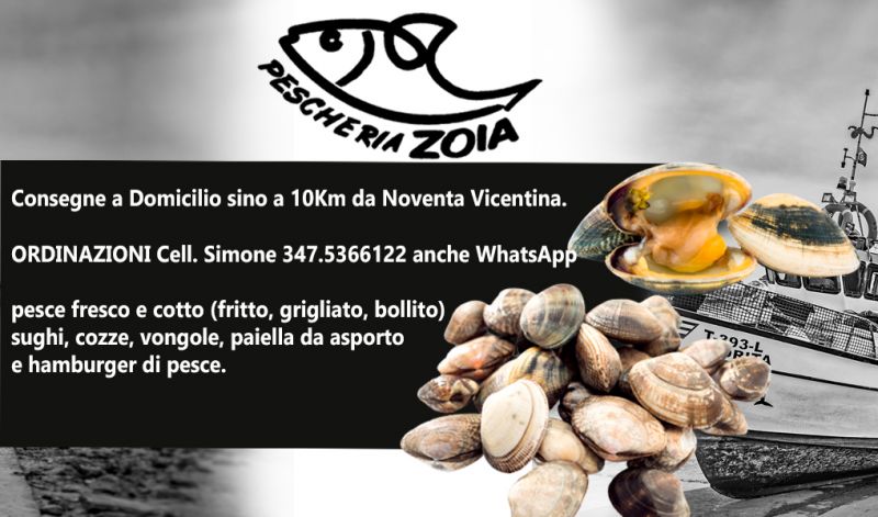Offerta  pesce fresco vicino a me Noventa Vicentina - Occasione Pescheria Zoia consegne a domicilio Noventa Vicentina