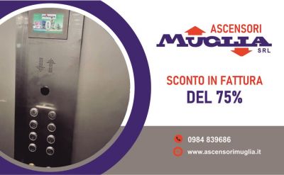 offerta sconto in fattura per linstallazione di impianti elevatori