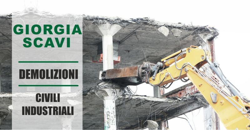    GIORGIASCAVI - offerta Demolizioni Edili civili e industriali Sardegna