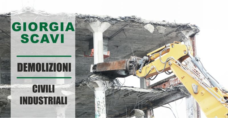 GIORGIASCAVI - OFFERTA DEMOLIZIONI EDILI CIVILI E INDUSTRIALI SARDEGNA