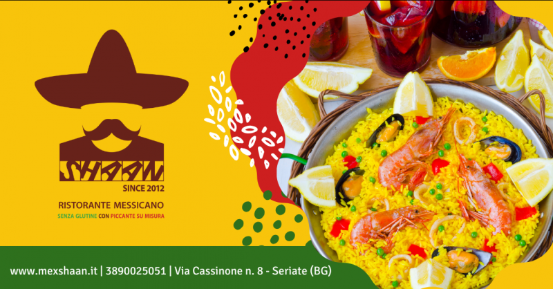 Offerta ristorante con paella messicana Bergamo - promozione ristorante dove bere la sangria Seriate