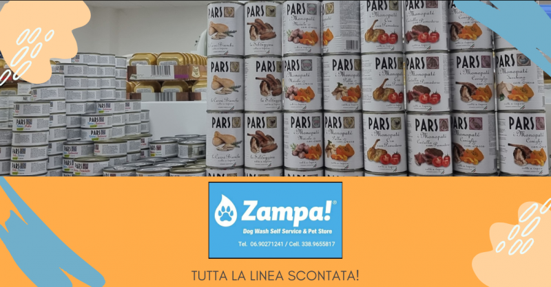 Offerta alimenti linea PARS per cani e gatti scontata negozio di animali Valmontone