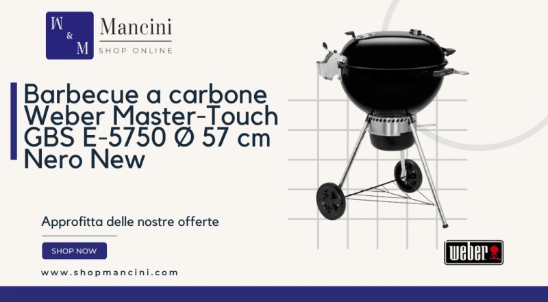     Offerta vendita online Barbecue a carbone Weber Master Touch