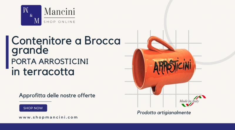  Offerta porta arrosticini in terracotta personalizzabile prodotto artigianalmente