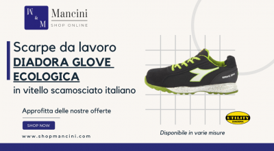  offerta vendita online scarpe da lavoro diadora ecologica in vitello scamosciato