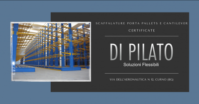 offerta scaffalature porta pallet bergamo occasione scaffalature cantilevel bergamo