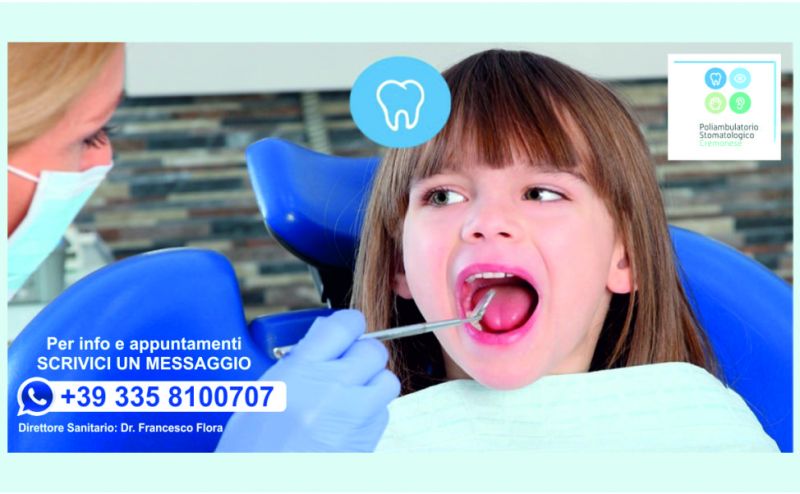 miglior studio dentistico specializzato in ortodonzia infantile dei denti da latte a cremona