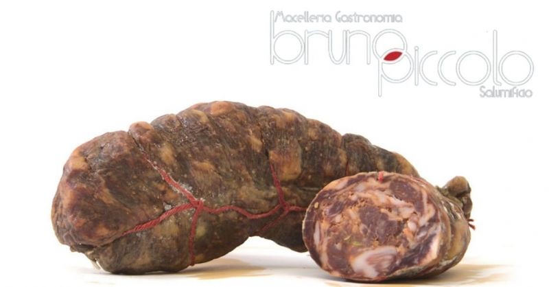 Italienische handwerkliche Salamisülze aus schwarzem Schweinefleisch für den Einzelhandel