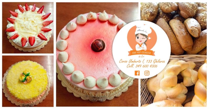 offerta panificio a Ghilarza PAN PER FOCACCIA - promozione torte di compleanno