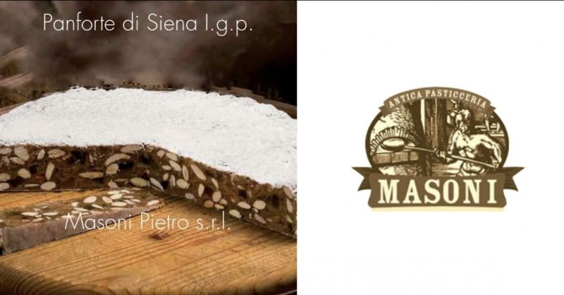 Top Quality Panforte di Siena IGP almonds and spices traditional cake from Siena made in Italy