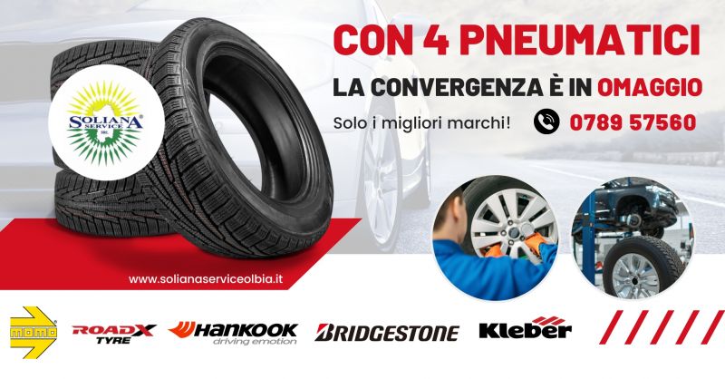    promozione centro revisioni autorizzato SOLIANA SERVICE  - offerta vendita pneumatici plurimarche