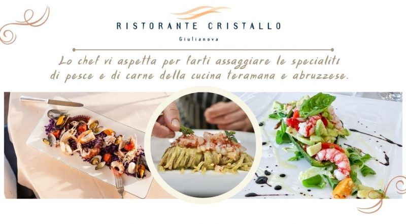 Hotel Ristorante Cristallo - offerta ristorante sul lungomare a Giulianova con ottima cucina di pesce e carne