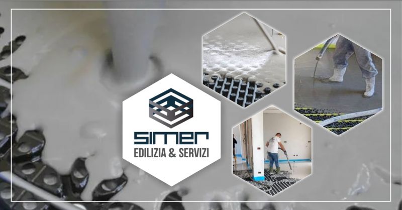 SIMER - offerta posa massetti fluidi autolivellanti per impianti radiali  Sardegna