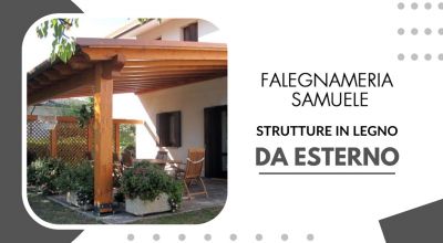 offerta falegnameria produzione e installazione strutture da esterno legno