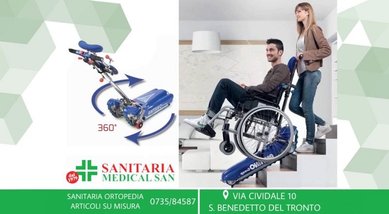 offerta Montascale a cingoli per carrozzine anziani disabili San Benedetto del Tronto