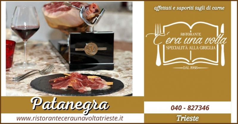  offerta ristorante prosciutto PATANEGRA a Trieste - occasione degustazione piatti PATANEGRA