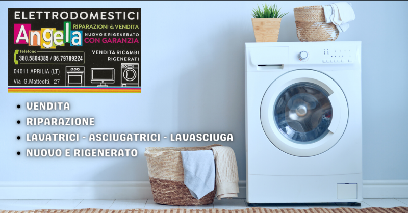 Offerta lavatrici e asciugatrici Roma - occasione vendita e riparazione lavasciuga Roma